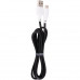 Кабель USB Gelius Full Silicon GP-UCN001M MicroUSB 1.2m (18W) Black/White