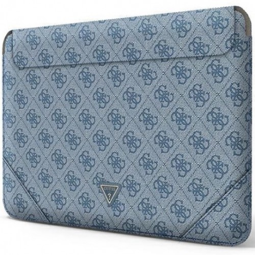 Чехол Guess 4G Uptown Triangle для MacBook 13" | 14" Blue (GUCS14P4TB)