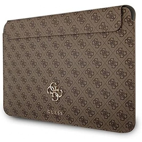 Чохол Guess 4G Metal Gold для MacBook 13" Brown (GUCS13G4GFBR)