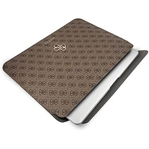 Чехол Guess 4G Metal Gold для MacBook 13" Brown (GUCS13G4GFBR)