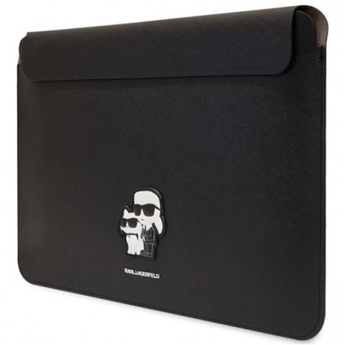 Чехол Karl Lagerfeld Saffiano Karl & Choupette (Sleeve) для MacBook 14" Black (KLCS14SAKCPMK)