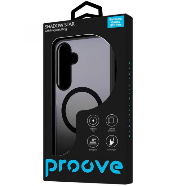 Чехол Proove Shadow Star Case with Magnetic Ring для Samsung Galaxy S25 Plus Blue (PCSSSGSP2512)
