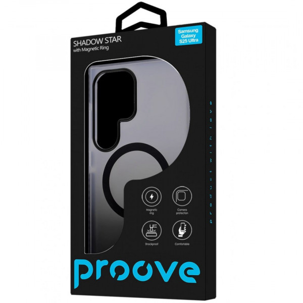Чехол Proove Shadow Star Case with Magnetic Ring для Samsung Galaxy S25 Ultra Blue (PCSSSGSU2512)