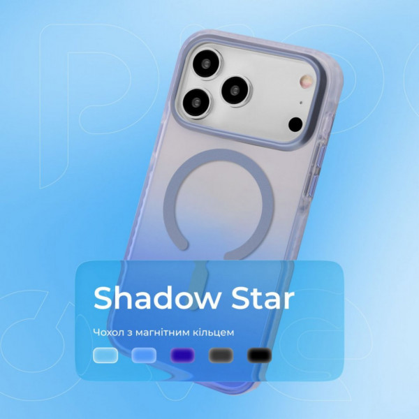 Чехол Proove Shadow Star Case with Magnetic Ring для iPhone 14 Pro Blue (PCSSIP14P012)