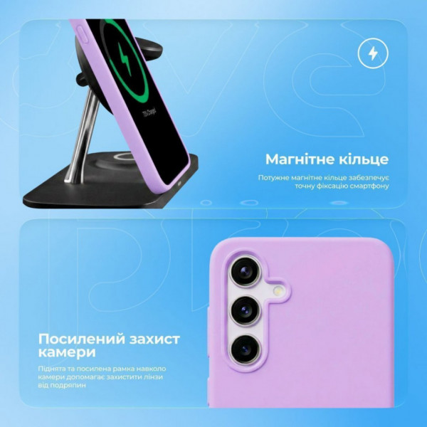 Чехол Proove Silicone Case with Magnetic Ring для Google Pixel 9a Pink Sand (PCSLPX0A0928)