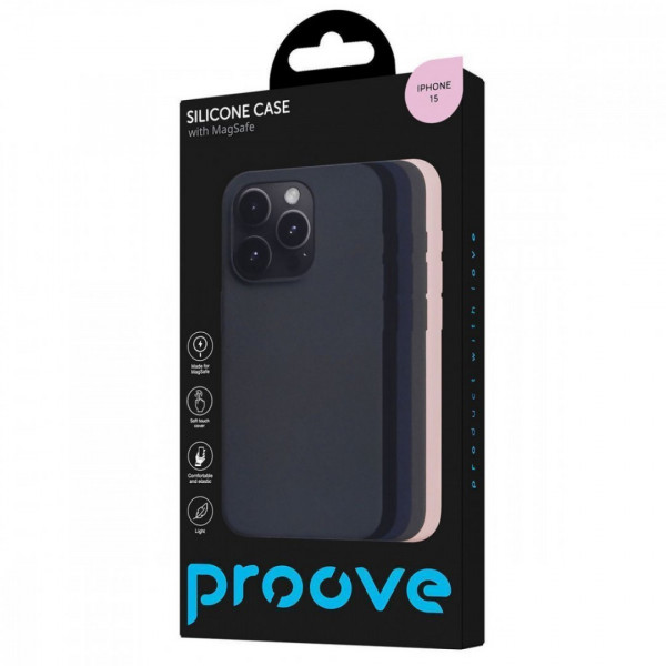 Чехол Proove Silicone Case with Magnetic Ring для iPhone 15 Clay (PCSMIP150022)