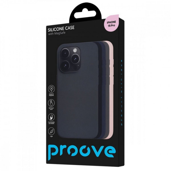 Чехол Proove Silicone Case with Magnetic Ring для iPhone 15 Pro Clay (PCSMIP15P022)