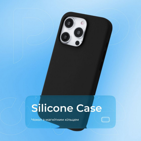 Чехол Proove Silicone Case with Magnetic Ring для iPhone 15 Pro Max Cypress (PCSMIP15PM23)
