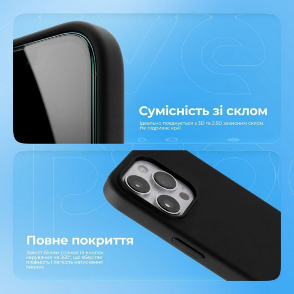 Чехол Proove Silicone Case with Magnetic Ring для iPhone 15 Pro Max Cypress (PCSMIP15PM23)