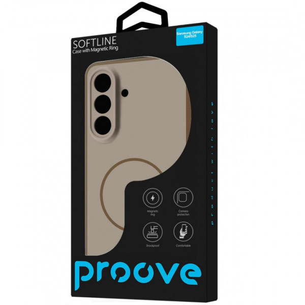 Чехол Proove Softline Case with Magnetic Ring для Samsung Galaxy S24/S25 Green (PCLCSGS0246)