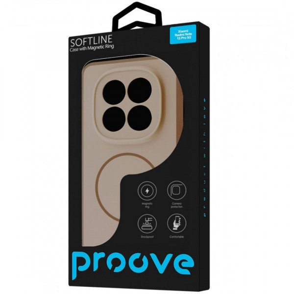 Чехол Proove Softline Case with Magnetic Ring для Xiaomi Redmi Note 15 Pro 5G Green (PCLCXRP1556)
