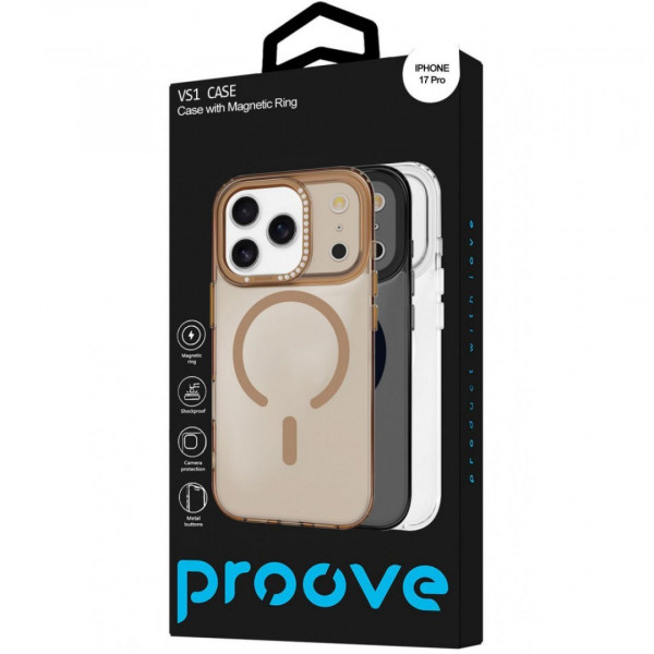 Чохол Proove VS1 Case with Magnetic Ring для iPhone 17 Pro/18 Pro Black (PCVSIP17P002)