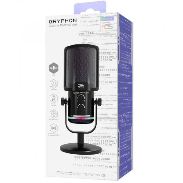 Ігровий мікрофон Proove Gaming Gryphon Black (GMGR00022001)