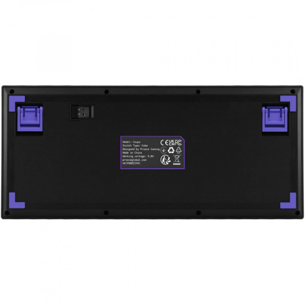 Беспроводная клавиатура Proove Gaming Coupe (Ukraine Layout) White/Purple (WKCP00022404)
