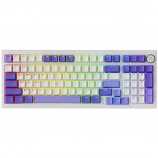 Беспроводная клавиатура Proove Gaming Slicker Pro (Ukraine Layout) White/Purple (WKSLP0022417)