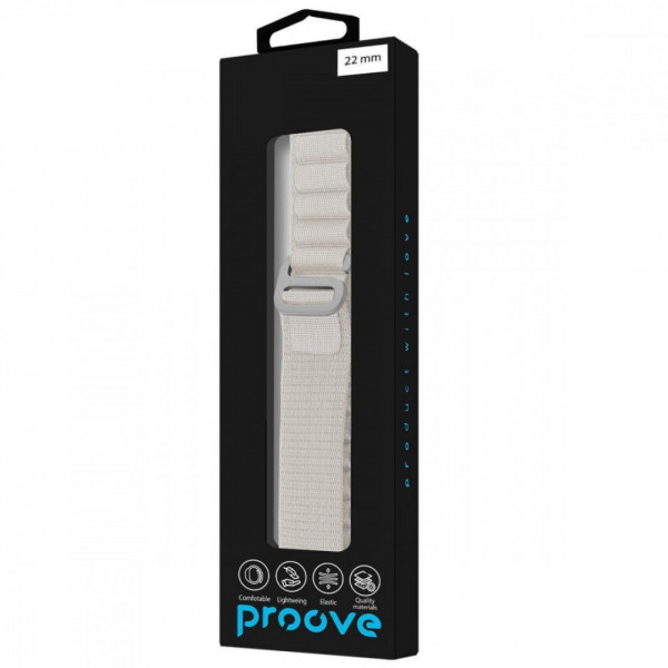 Ремешок Proove Pulse Loop 22 mm White (WBPLUW22MM14)