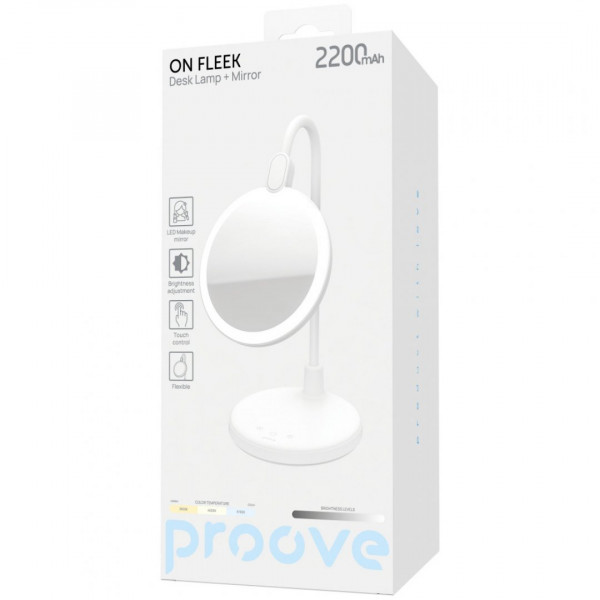 Настольная лампа Proove On Fleek 2200mAh White (DLMM22000202)