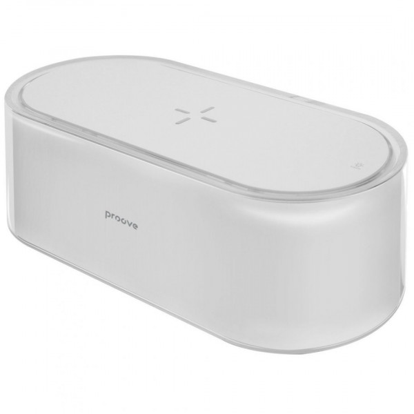 Ночник с беспроводной зарядкой Proove Glow 1200mAh White (PLPG00102002)