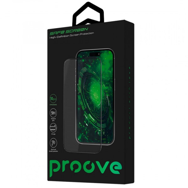 Защитное стекло Proove Safe Screen для Xiaomi Redmi 15C 4G European/Poco C85 (173.2mm) Black (PGPSS1XR15C1)