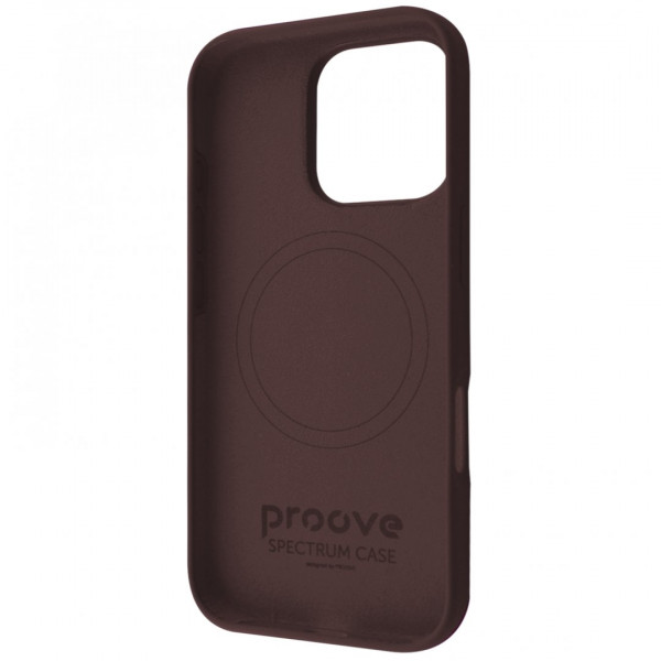 Чехол Proove Spectrum Case with Magnetic Ring для iPhone 16 Pro Choco Mousse (PCSPIP16P054)