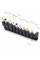 Кабель питания для ноутбука 100W Type-C to DC 5.5х2.5 с набором переходников 10 в 1 Black