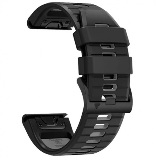 Ремінець Tech-Protect IconBand Pro для Garmin Fenix 5 | 6 | 6 Pro | 7 Black Grey (9319456604856)