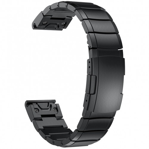 Ремешок Tech-Protect Steel Band для Garmin Fenix 5 | 6 | 6 Pro | 7 Black (5906735412628)