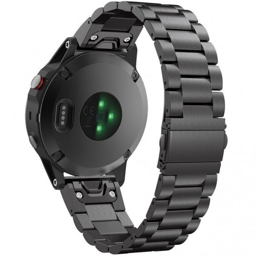 Ремешок Tech-Protect Stainless для Garmin Fenix 5 | 6 | 6 Pro | 7 Black (9589046920219)