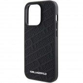 Чохол Karl Lagerfeld Quilted K Pattern для iPhone 15 Pro Max Black (KLHCP15XPQKPMK)