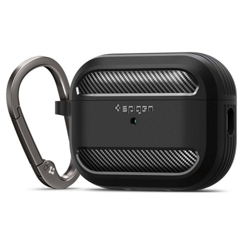 Чохол для AirPods Pro Spigen Rugged Armor Black (ASD00540)