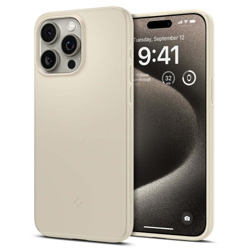 Чехол Spigen Thin Fit для Apple iPhone 15 Pro Mute Beige (ACS06694)