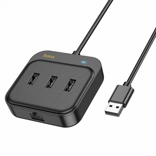 USB HUB Hoco HB35 3USB+RJ45 100mb 1.2m