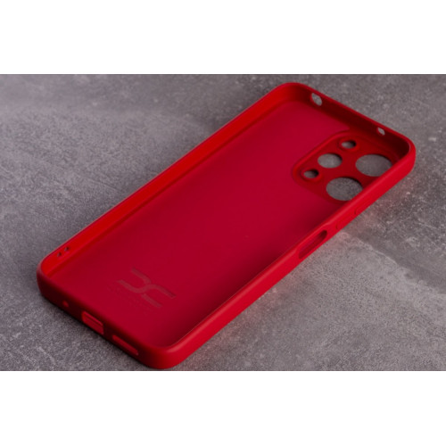 Силиконовая накладка Soft Silicone Case для Xiaomi Redmi 12 Red