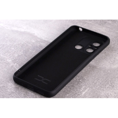 Силиконовая накладка Soft Silicone Case для Xiaomi Redmi 12C Black