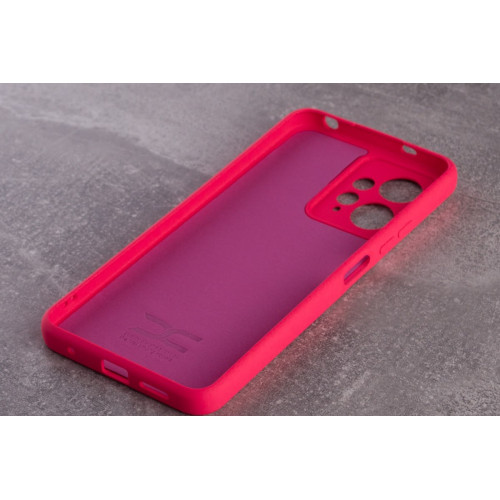 Силиконовая накладка Soft Silicone Case для Xiaomi Redmi Note 12 4G Raspberry