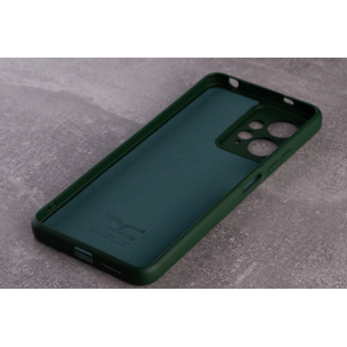 Силиконовая накладка Soft Silicone Case для Xiaomi Redmi Note 12 4G Dark Green