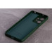 Силиконовая накладка Soft Silicone Case для Xiaomi Redmi Note 12 4G Dark Green