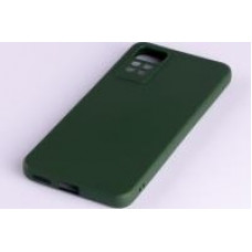 Силиконовая накладка Soft Silicone Case для Xiaomi Redmi Note 12 Pro 4G Dark Green