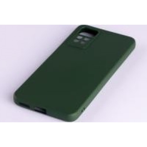 Силиконовая накладка Soft Silicone Case для Xiaomi Redmi Note 12 Pro 4G Dark Green