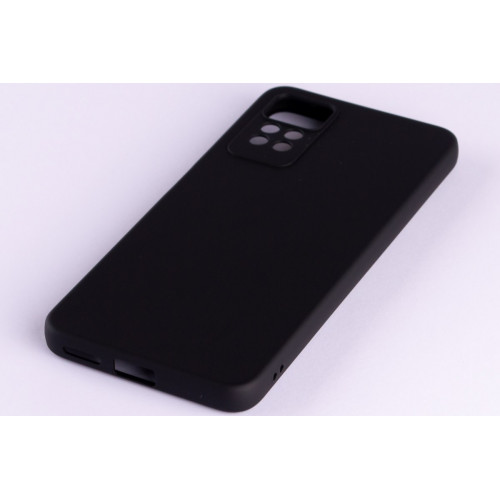 Силиконовая накладка Soft Silicone Case для Xiaomi Redmi Note 12 Pro 4G Black