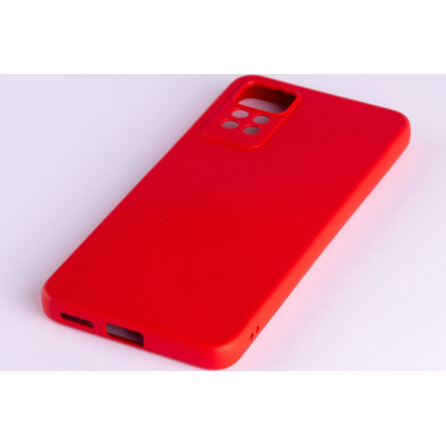 Силиконовая накладка Soft Silicone Case для Xiaomi Redmi Note 12 Pro 4G Red