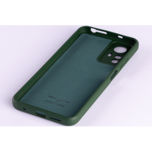 Силиконовая накладка Soft Silicone Case для Xiaomi Redmi Note 12S Dark Green