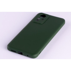 Силиконовая накладка Soft Silicone Case для Xiaomi Redmi Note 12S Dark Green