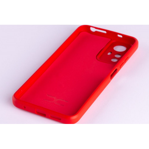 Силиконовая накладка Soft Silicone Case для Xiaomi Redmi Note 12S Red