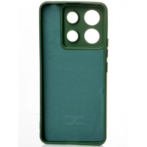 Силиконовая накладка Soft Silicone Case для Xiaomi Redmi Note 13 5G Dark Green