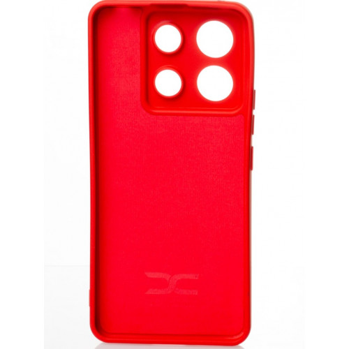 Силиконовая накладка Soft Silicone Case для Xiaomi Redmi Note 13 Pro 5G/Poco X6 5G Red