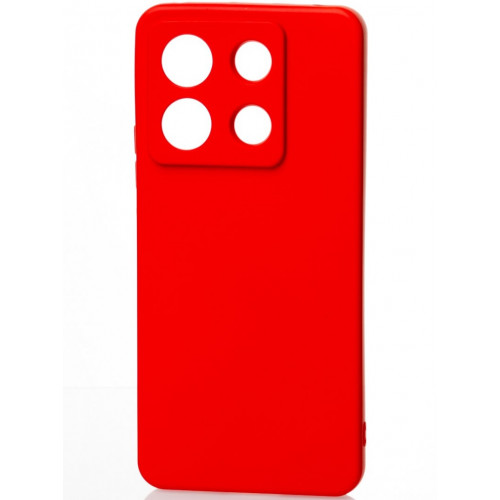 Силиконовая накладка Soft Silicone Case для Xiaomi Redmi Note 13 Pro 5G/Poco X6 5G Red