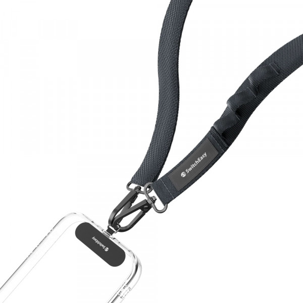 Універсальний ремінець Switcheasy with EasyStrap Card 20mm Dark Black (SPHIPH220DK23) 