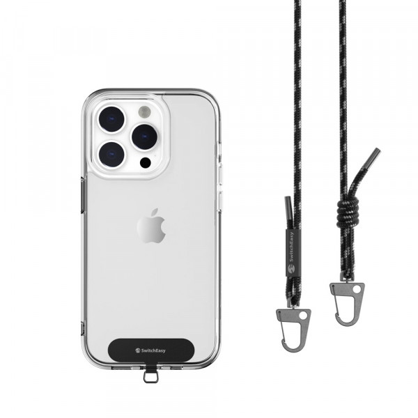 Універсальний ремінець Switcheasy with EasyStrap Card 6mm 2023 Black/White (SPHIPH154BW23)