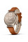 Смарт-годинник Garmin Lily 2 Classic Cream Gold with Tan Leather Band (010-02839-02/60)